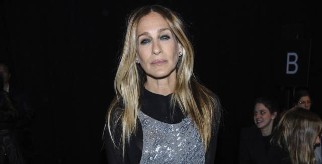 La actriz Sarah Jessica Parker en el desfile de Narciso Rodriguez de la NYFW, el pasado mes de febrero.