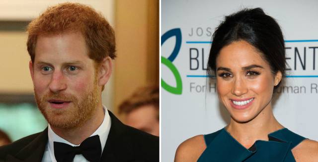 El príncipe Enrique de Inglaterra y la actriz Meghan Markle.