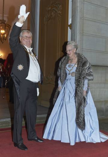El príncipe Enrique y la reina Margarita de Dinamarca.