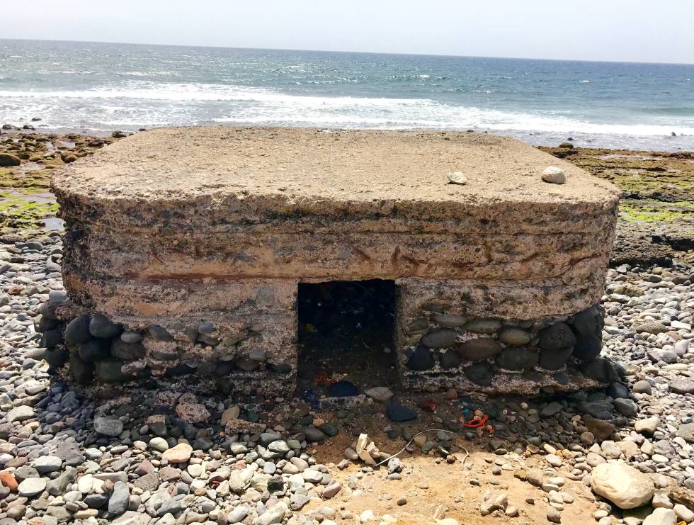 NIDO DE AMETRALLADORAS, ENTRE EL ATLÁNTICO Y LAS SALINAS CAPEL