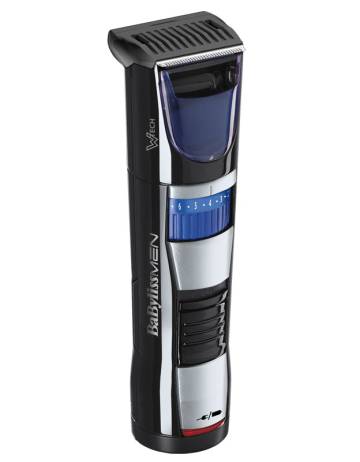 El barbero T840E de Babyliss Men es perfecto para mantener a raya una barba poblada como la de Moisés Nieto. La precisión de su doble cabezal consigue el largo perfecto.