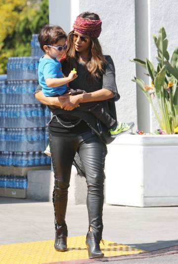 Halle Berry con su hijo Maceo en Los Ángeles.