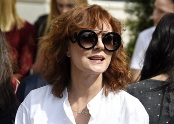 Susan Sarandon antepone la política a su condición de actriz Susan Sarandon antepone la política a su condición de actriz