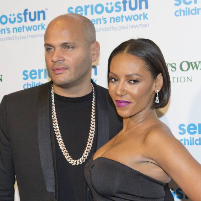 Mel B y su expareja Stephen Belafonte, en 2014.