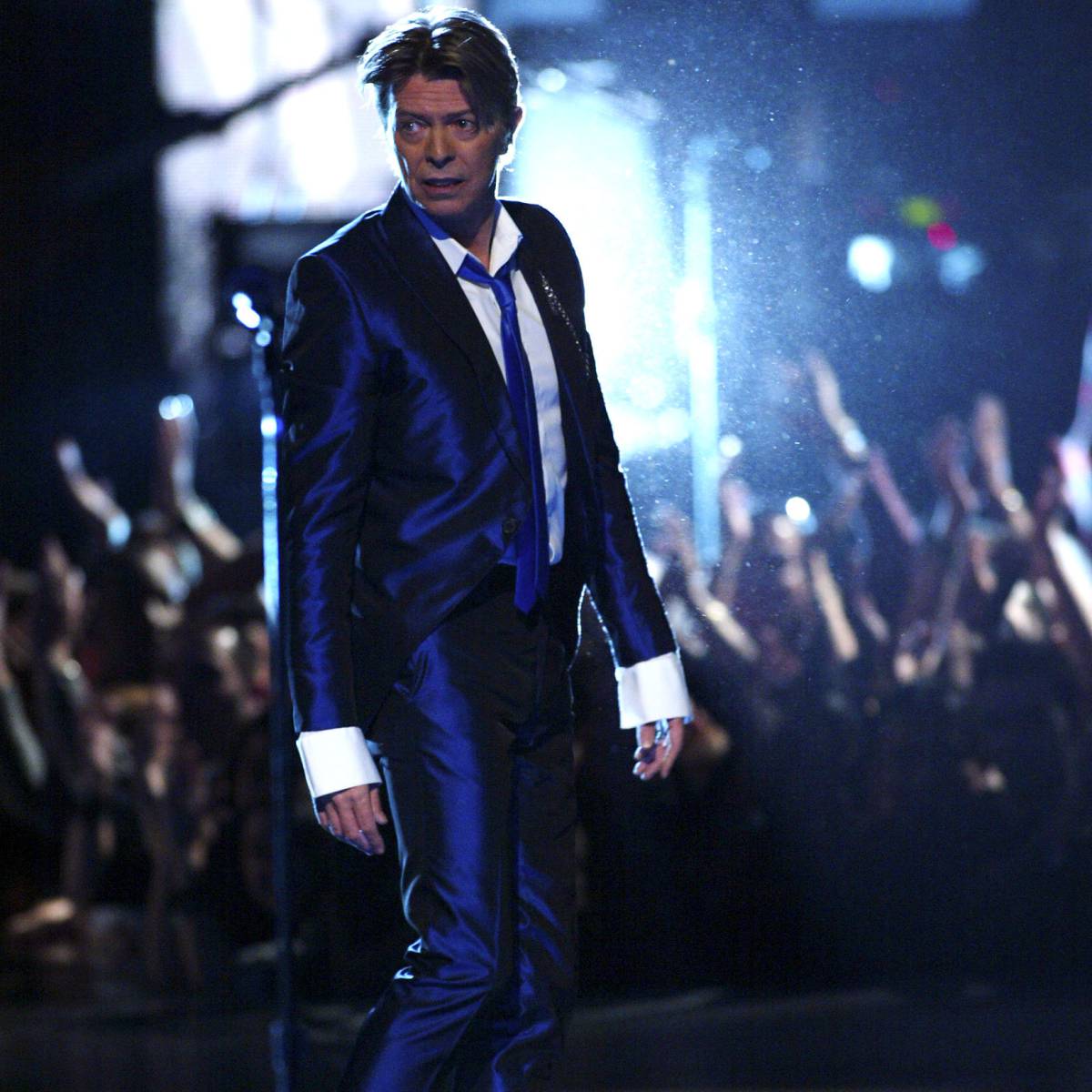 David Bowie, en el Radio City Music Hall en Nueva York en 2002.
