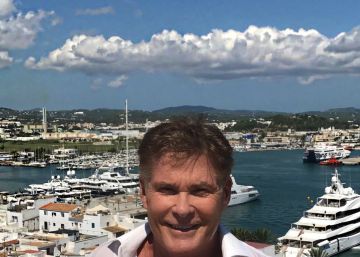 Esta es la foto de David Hasselhoff sudando en Ibiza que eliminó horas después de publicarla