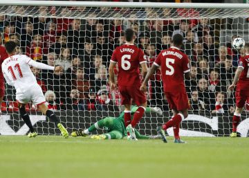Spain’s Sevilla hold their own against a mercurial Liverpool at Anfield Spain’s Sevilla hold their own against a mercurial Liverpool at Anfield