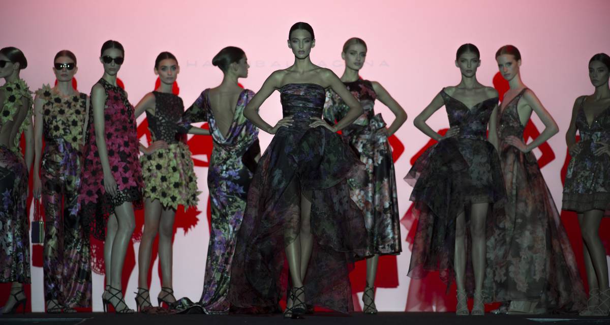Desfile de Hannibal Laguna, este lunes en la MBFW.