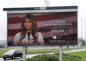 Melania Trump exige retirar de Zagreb carteles publicitarios con su imagen Melania Trump exige retirar de Zagreb carteles publicitarios con su imagen