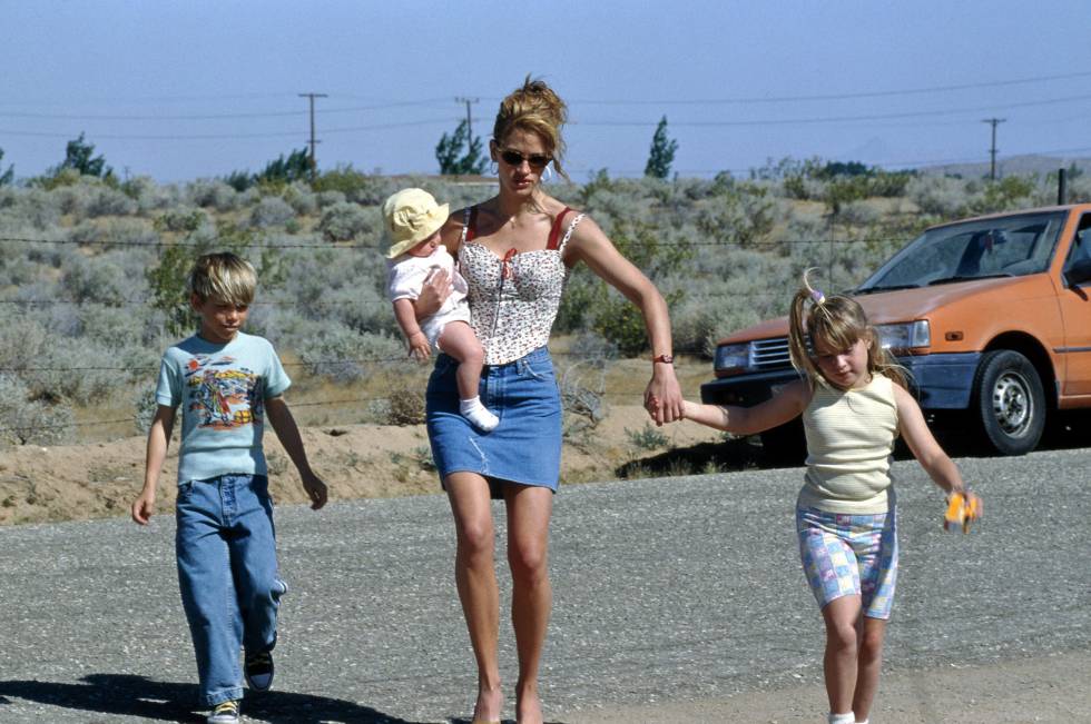 Julia Roberts en una escena de la película Erin Brockovich.