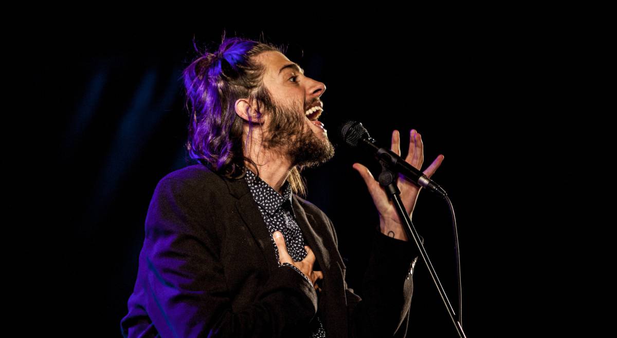 Salvador Sobral, en su último concierto, en Estoril.