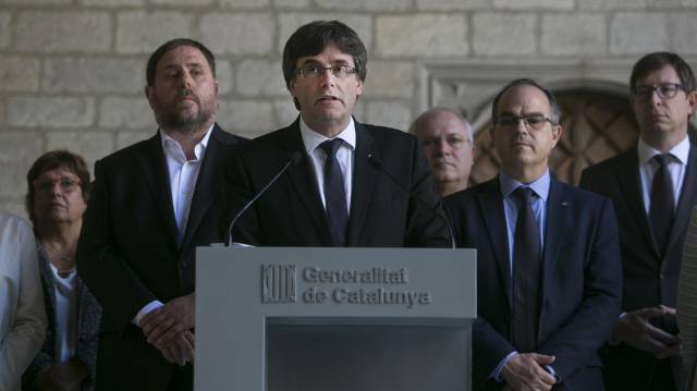El presidente de la Generalitat, Carles Puigdemont.