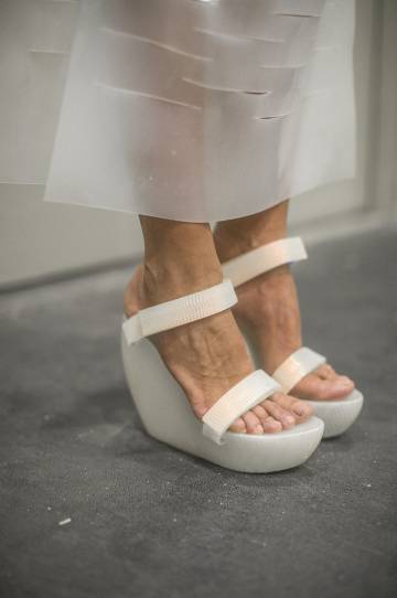Los zapatos de la colección están impresos en 3D