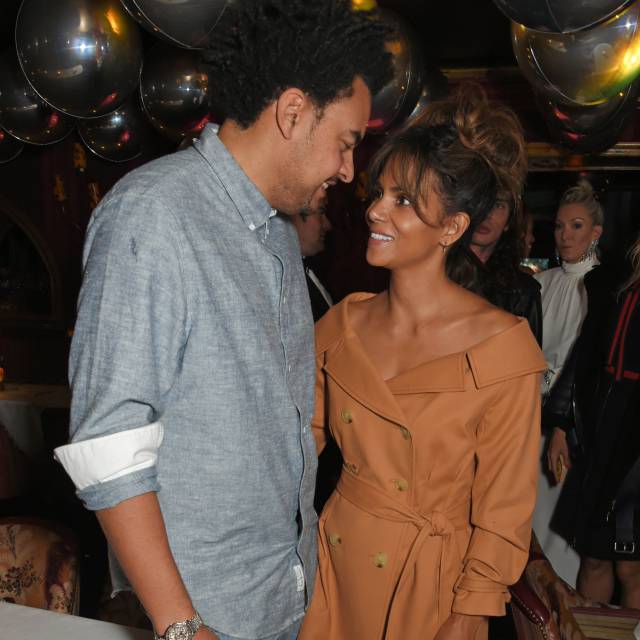 Halle Berry y Alex Da Kid, el pasado lunes en una fiesta en Londres.