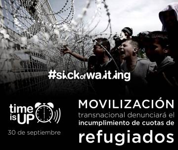 Así se reclama que España acoja a los refugiados que prometió