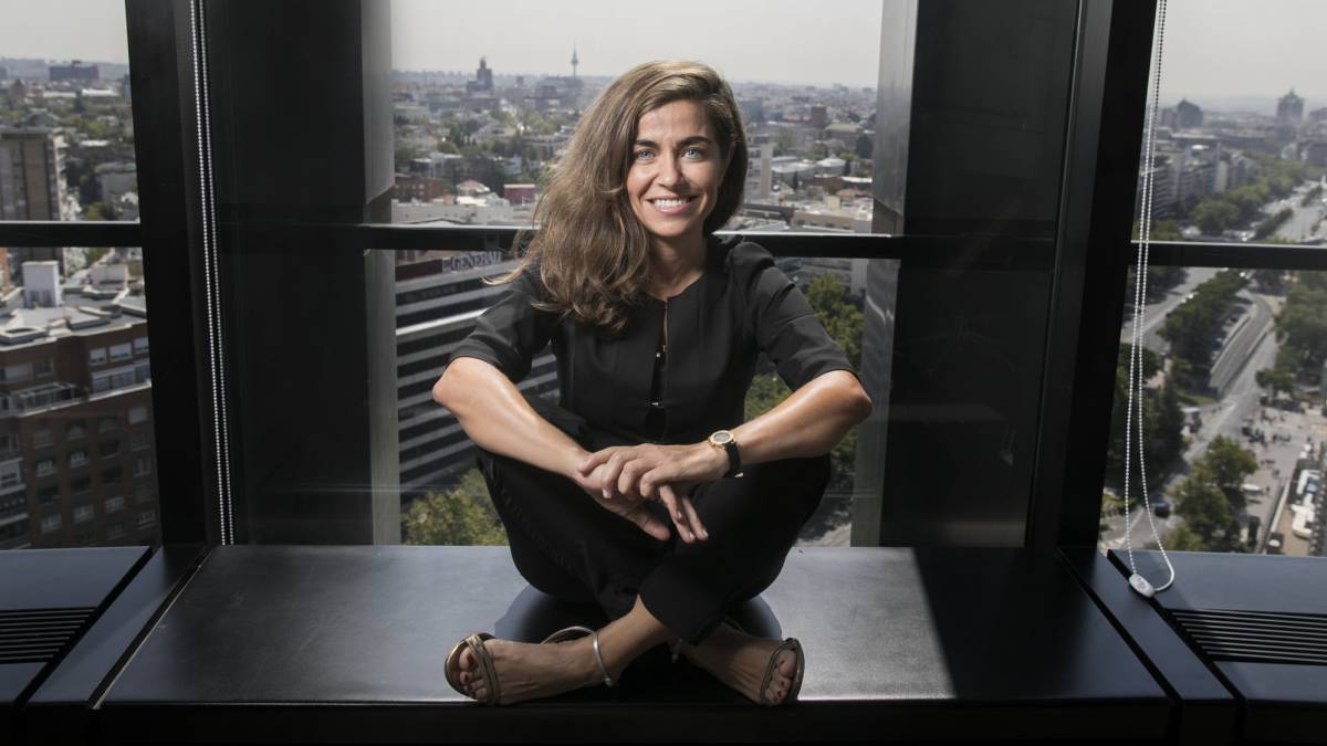 Susana Voces, en la sede de eBay en Madrid.