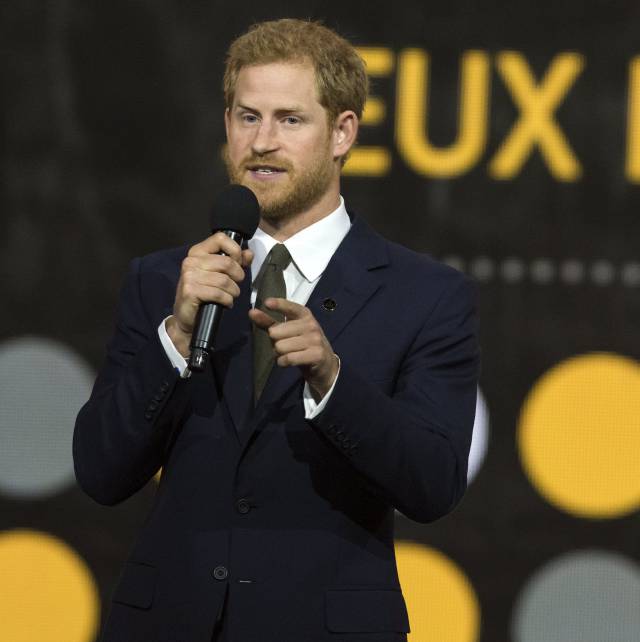 Enrique de Inglaterra, durante la inauguración de los Juegos Invictus.