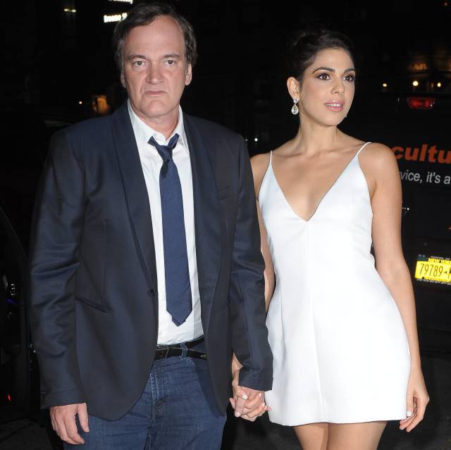 Quentin Tarantino y su novia, la cantante israelí Daniela Pick.