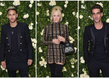 Los famosos aterrizan en París para la Semana de la Moda