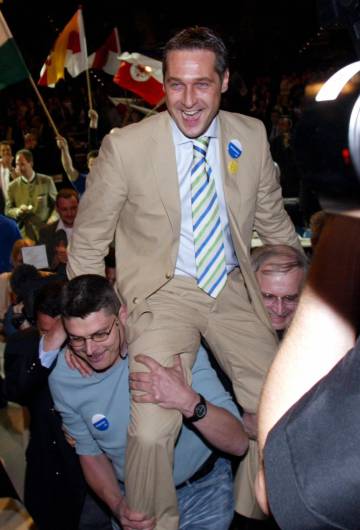 Heinz-Christian Strache, líder del grupo ultraderechista austríaco FPÖ.