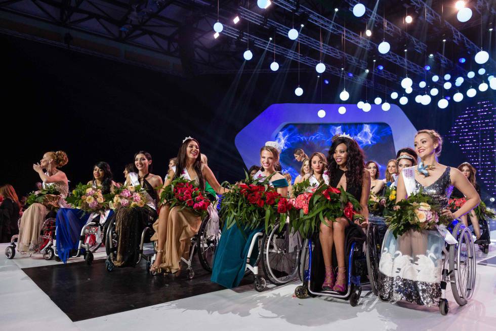 La gala de Miss Mundo en silla de ruedas el pasado sábado 8 de octubre en Varsovia (Polonia).rn