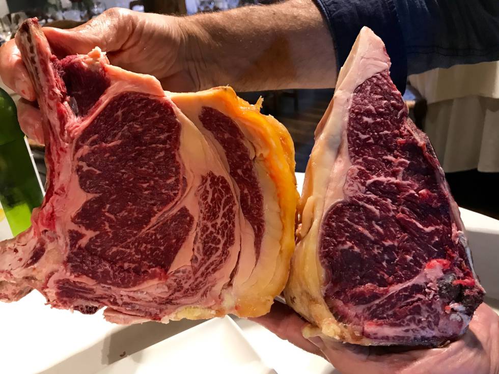 DOS CHULETAS EXCELENTES DE LOMO ALTO Y BAJO DE DISTINTOS CHULETEROS CAPEL