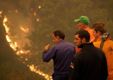 Continúa el fuego en Galicia Continúa el fuego en Galicia
