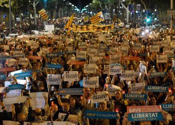 Protestos pela liberdade de líderes pró-independência dão novo fôlego ao movimento catalão