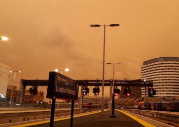 El curioso fenómeno atmosférico que volvió Londres naranja por un día