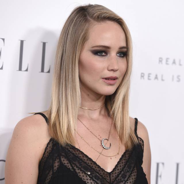 Jennifer Lawrence, anoche en Los Ángeles.