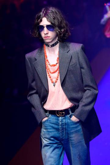 Gucci, colección PrimaveraVerano 2018 presentada en Milán.