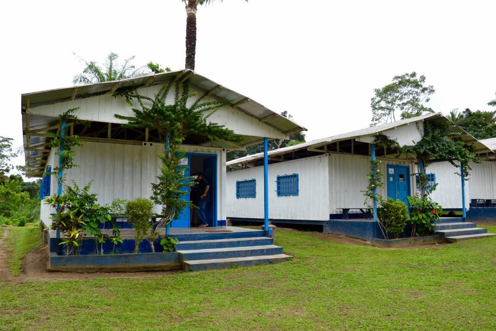 Vusta parcial de la escuela de enfermería de Insolàfrica en Kribi.