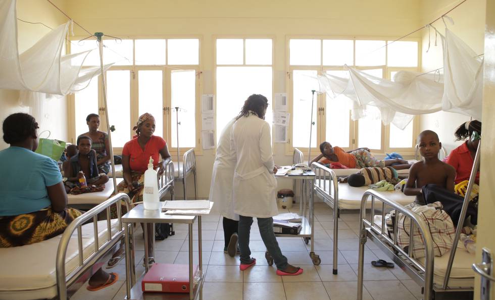 Hospital de Manhiça, en Mozambique, centro de referencia en el estudio de la malaria y su erradicación.