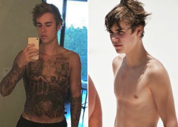 Así ha evolucionado el cuerpo tatuado de Justin Bieber