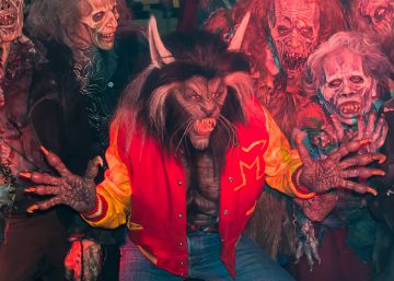La modelo Heidi Klum disfrazada en Halloween.