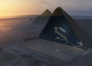 Cientistas encontram câmara vazia dentro da maior pirâmide do Egito