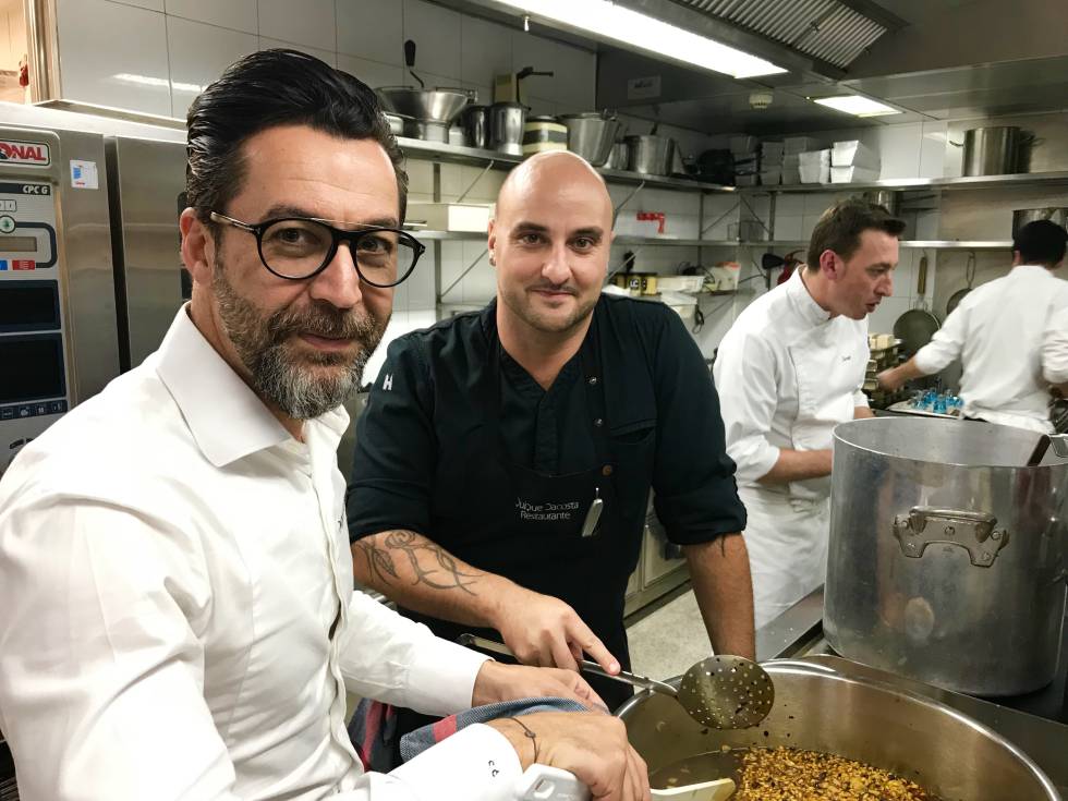QUIQUE DACOSTA Y JUANFRAN VALIENTE EN LAS COCINAS CAPEL