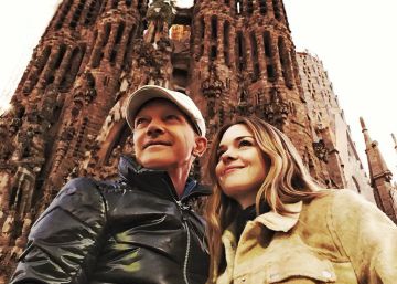 Antonio Banderas, de vacances amb la seva filla Stella del Carmen a Barcelona