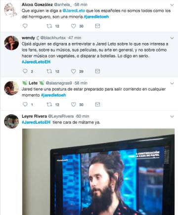Jared Leto vs. Pablo Motos: la pesadilla de Twitter hecha realidad
