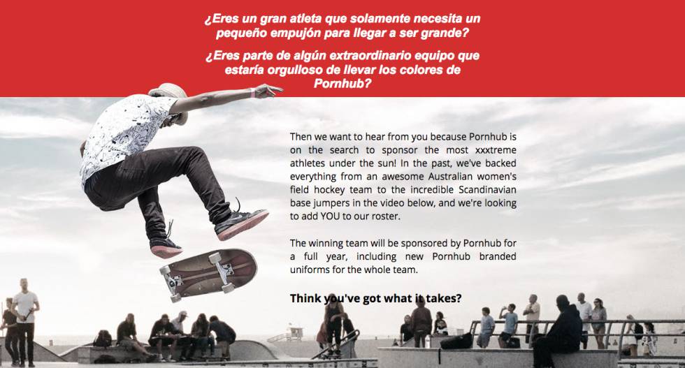 Corey Price, vicepresidente de Pornhub: “No va a haber vídeos de skate en nuestra plataforma”
