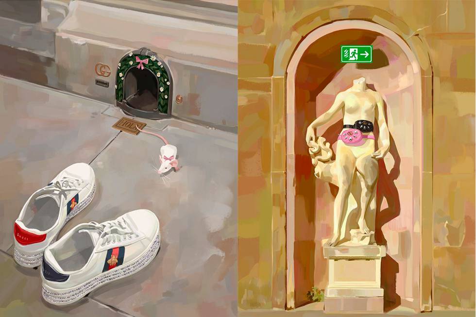 Bambi con dos cabezas y unicornios en parkings: así es la última campaña de Gucci