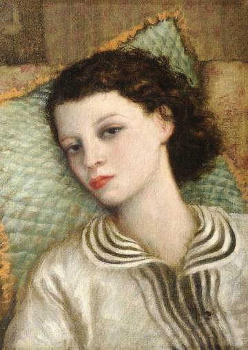 Un retrato de Lady Caroline Paget (1937), de la que estuvo enamorado en una trama digna de una novela de E. M. Forster.