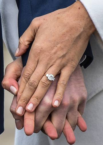 El anillo fue diseñado por el propio príncipe Enrique.