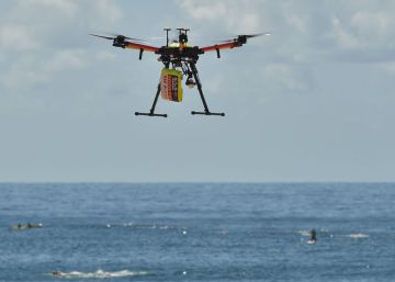 Drones contra tiburones