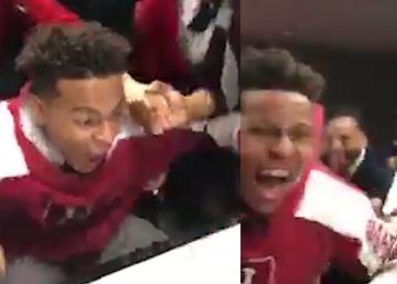 La explosión de alegría de un joven de 16 años que es aceptado en Harvard