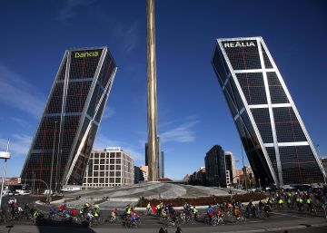 Los ciclistas piden más seguridad para circular por Madrid
