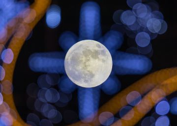 La primera superluna del 2018, en imágenes