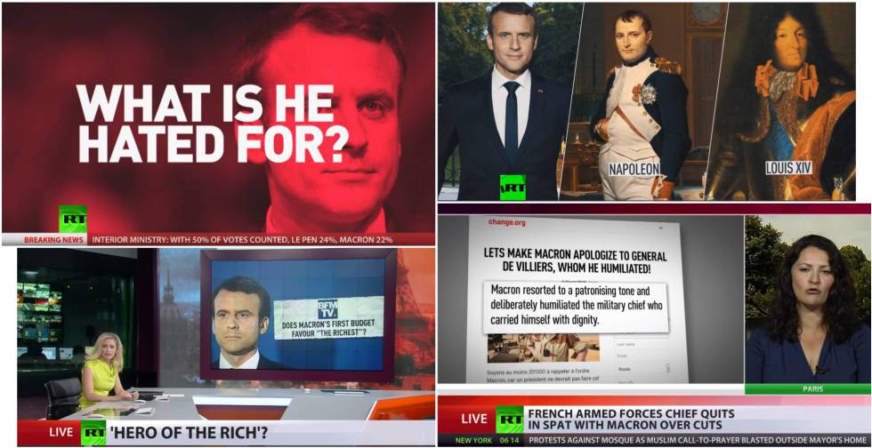 RT has labeled French President Emmanuel Macron