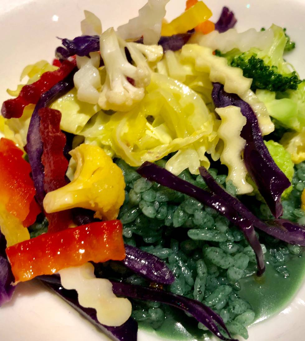 ENSALADA DE VERDURITAS Y RROZ VERDE CAPEL
