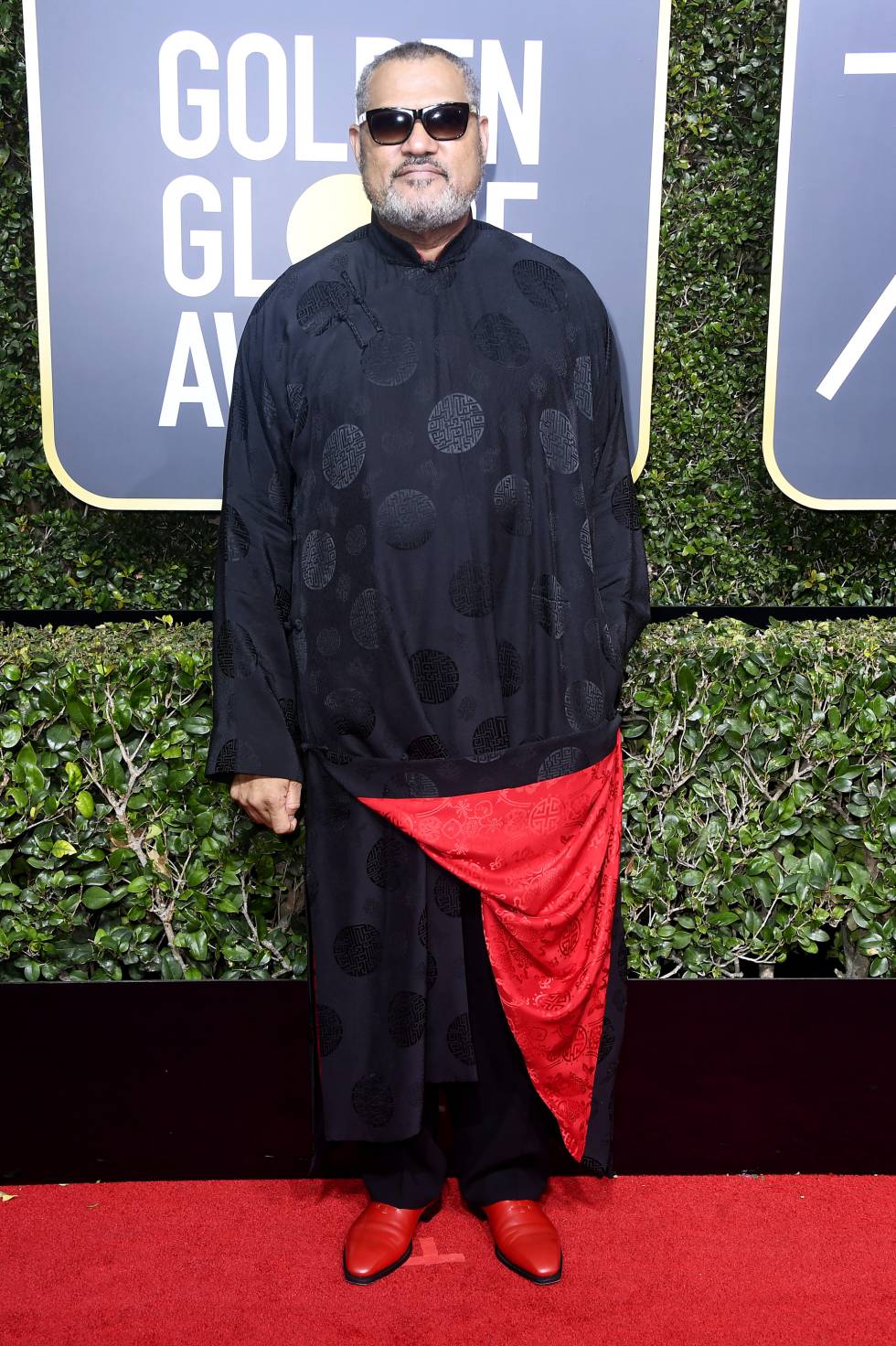 Laurence Fishburne, uno de los versos sueltos en cuanto a estilo masculino en los Globos de Oro.